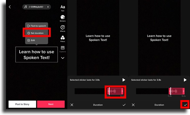 set duration Google Voice Q&A TikTok