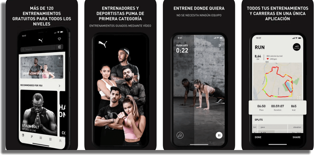 Pumatrac aplicaciones para medir la distancia recorrida