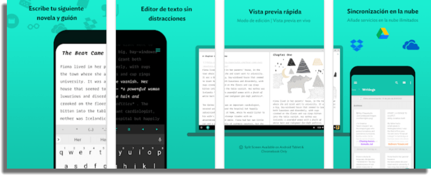 jotterpad aplicaciones escribir android