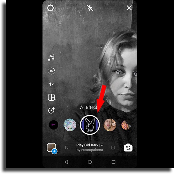 start a new recording Instagram Reels