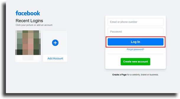 Facebook login meta business suite