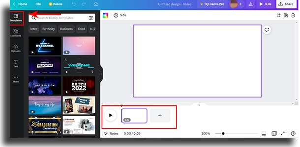 Canva templates edit videos with canva