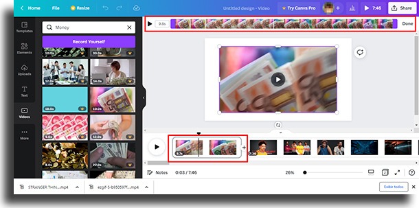 Canva Cutting edit videos with canva