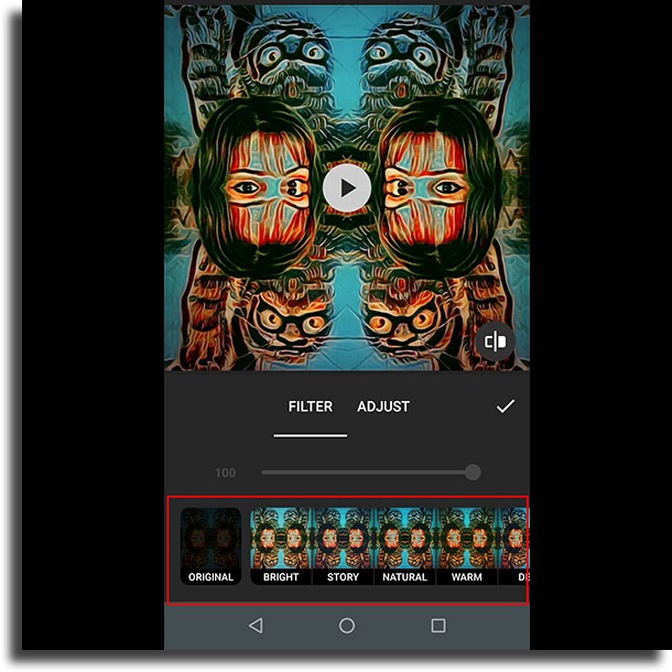 inshot filters video editor on android