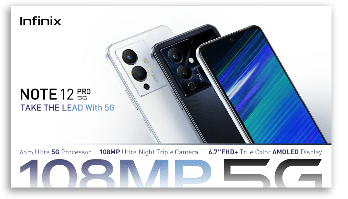 smartphone 5G Infinix Note 12 Pro 5G