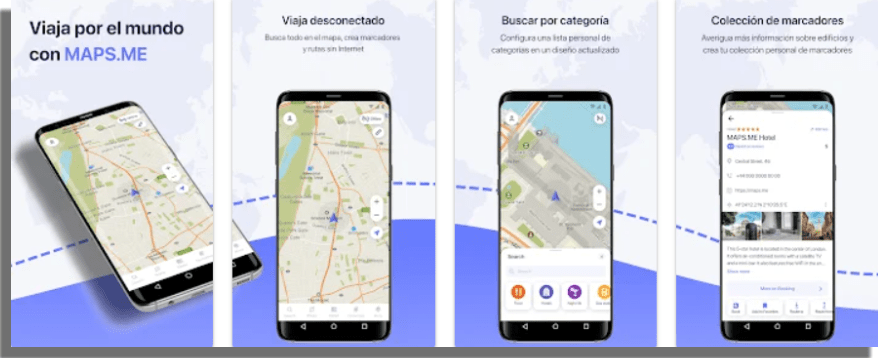 maps.me GPS offline para Android