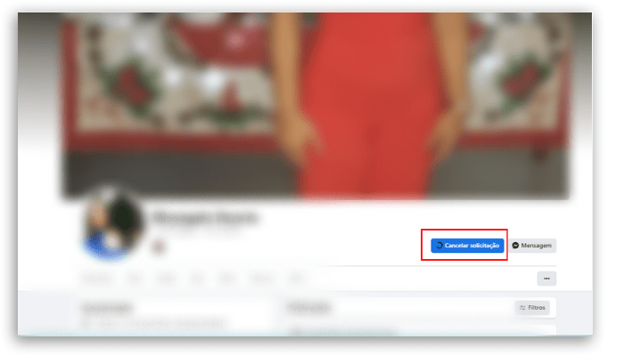Como cancelar solicitação de amizade no Facebook no PC
