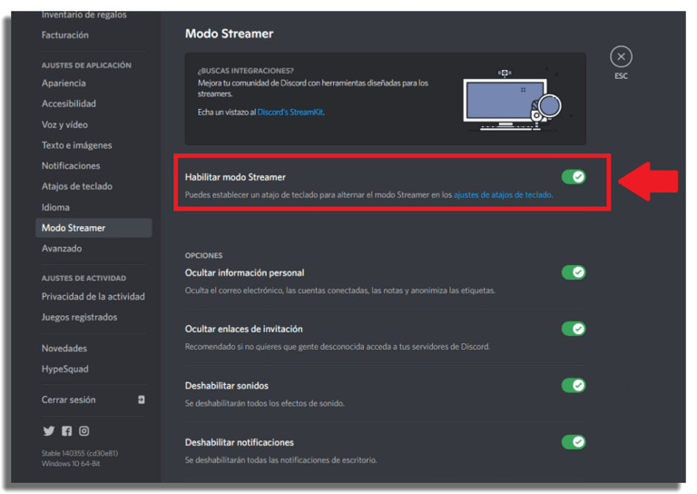 Qué es y cómo habilitar el Modo Streamer de Discord AppTuts