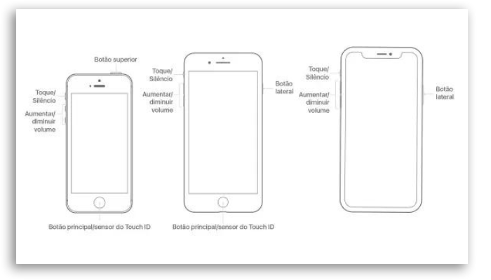 iPhone travado no logotipo da Apple