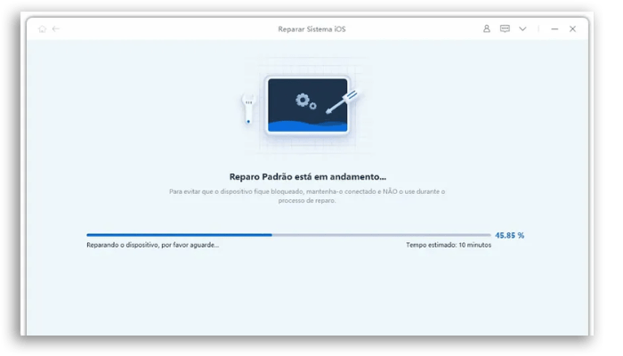travamento do iphone resolvido com Reiboot