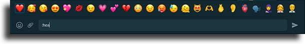 shortcuts for whatsapp web add emojis