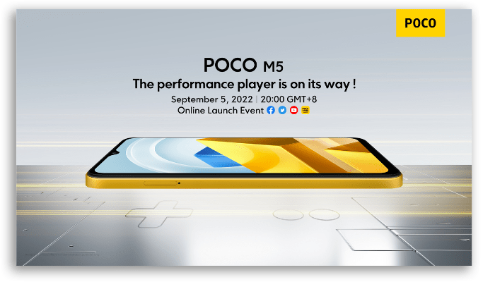 lançamento POCO M5 