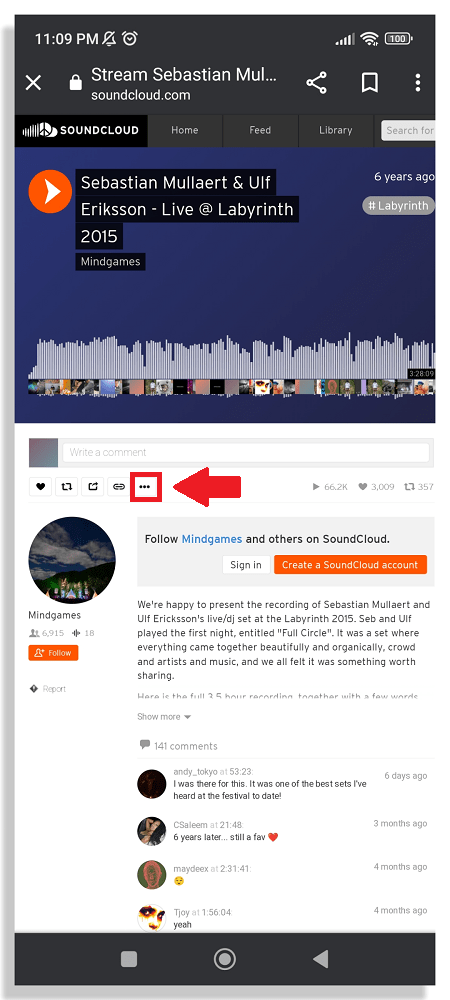 menu canciones descargar musica de soundcloud