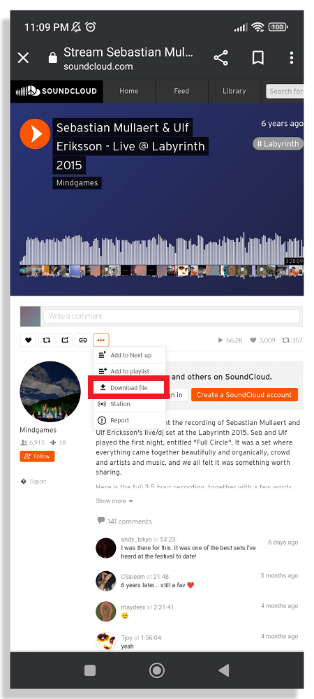 descargar musica de soundcloud
