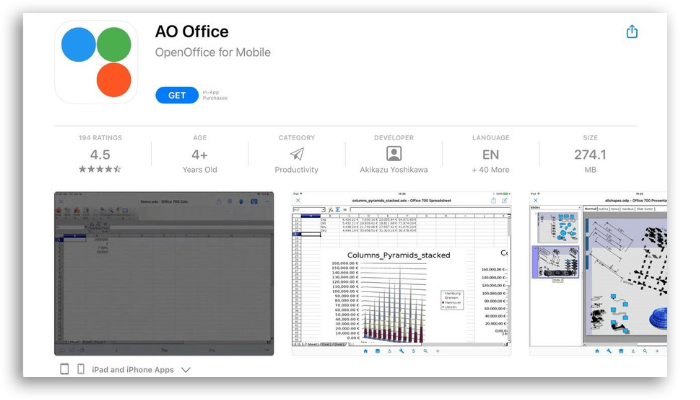 AO-Office office packs for iOS