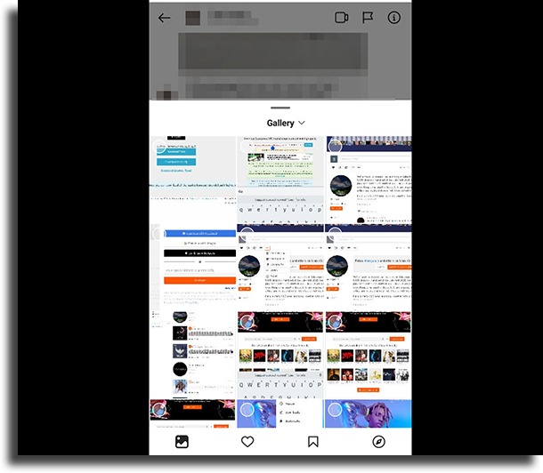 add images send Direct on Instagram