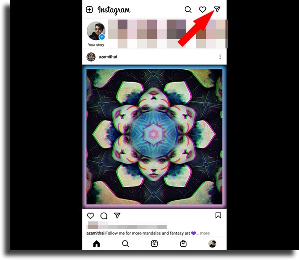 send Direct on Instagram
