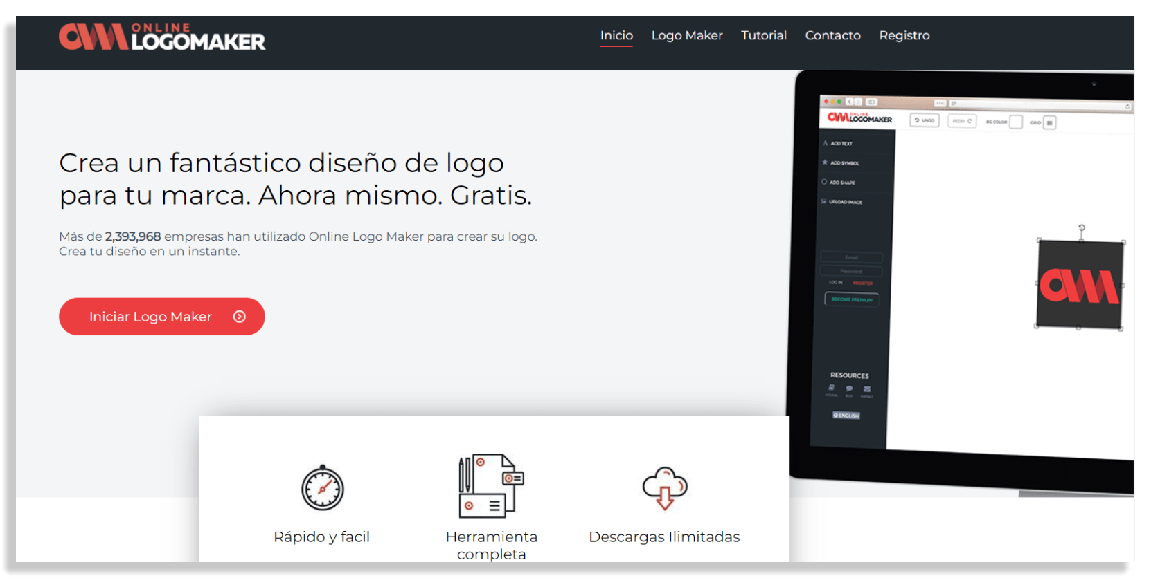 online logo maker crear logo empresa