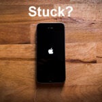cover iPhone stuck on Apple logo