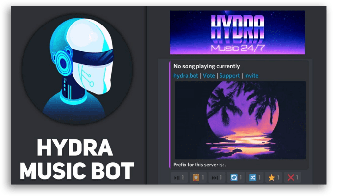 Bot de Música Hydra bots de música discord