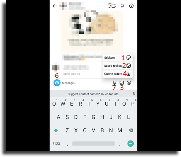 chat features send Direct on Instagram