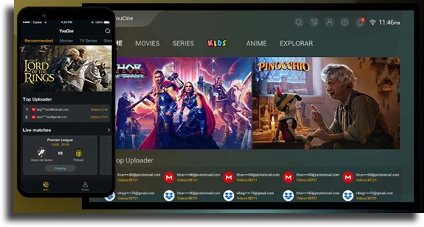 Free Film,YouCine apk,Tv Box,PC,Smart Tv