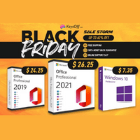 A Black Friday da Keysoff oferece o Office vitalício por apenas US$ 26,25! Windows 10 genuíno ao melhor preço!