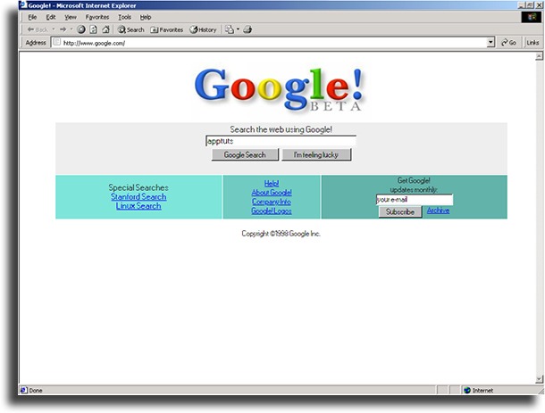 google 1998 google secrets