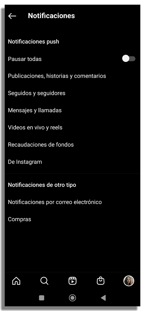 C mo desactivar las notificaciones de Instagram - 42