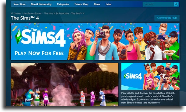 The Sims 4 Free Steam