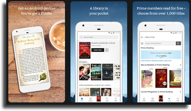 Amazon Kindle Android apps