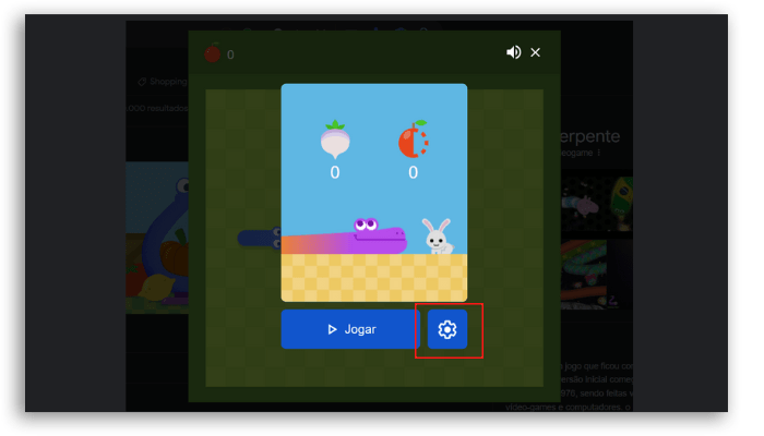 ativando mods do google snake