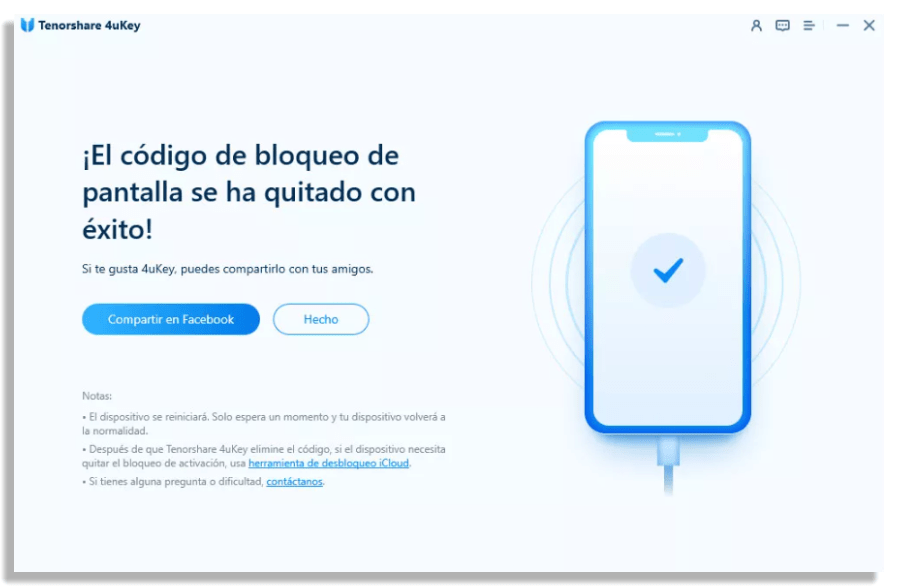 desbloquear iphone inactivo tenorshare