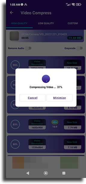 How to compress videos for WhatsApp online or with apps    AppTuts - 83