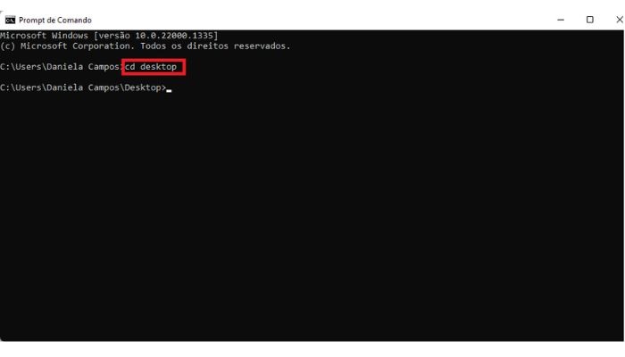 Criando pastas no Windows com o Prompt de Comando