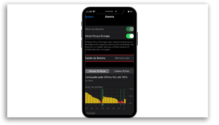 Verificando a saúde da bateria do iPhone