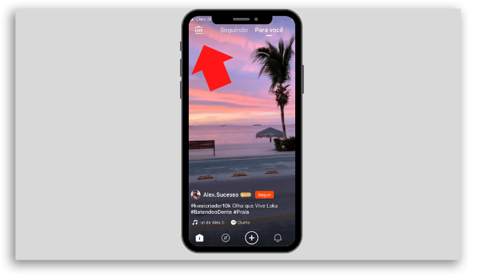 Kwai: como iniciar uma transmissão Ao Vivo