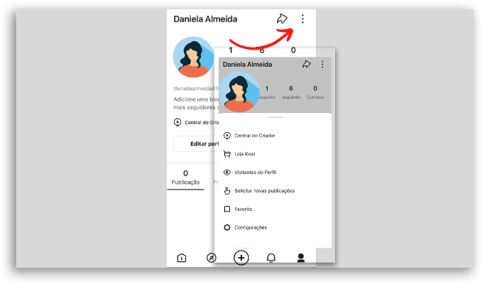 Opções de configuração