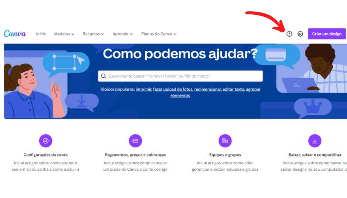 Suporte ao cliente