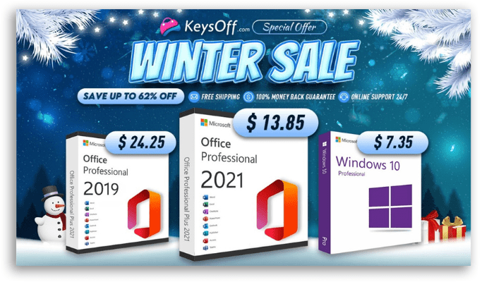 promoção de inverno KeysOff