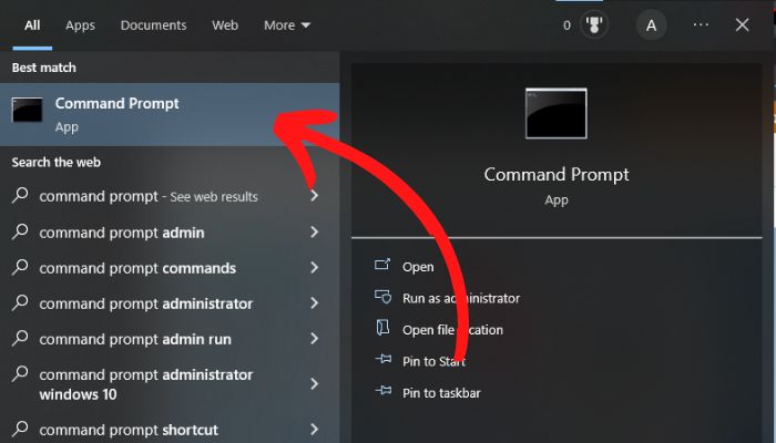 Opening the Command Prompt