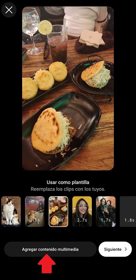 usar plantilla recap reels instagram