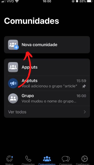 comunidade ios whatsapp
