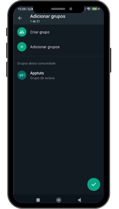 comunidade whatsapp grupos android criar