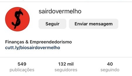 Perfil Sair do Vermelho