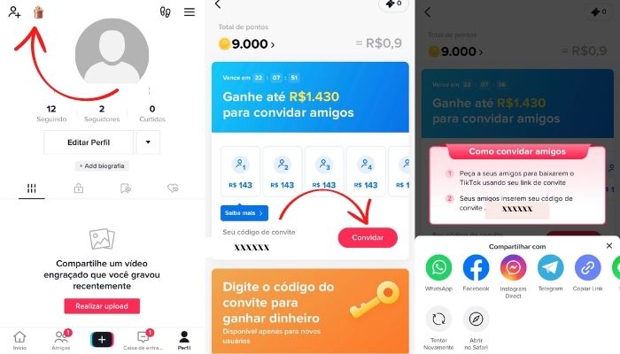 Como resolver Bug para ganhar dinheiro no TikTok