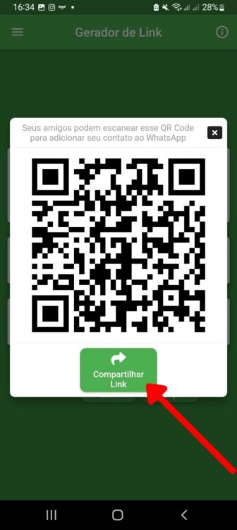 Compartilhar Link app