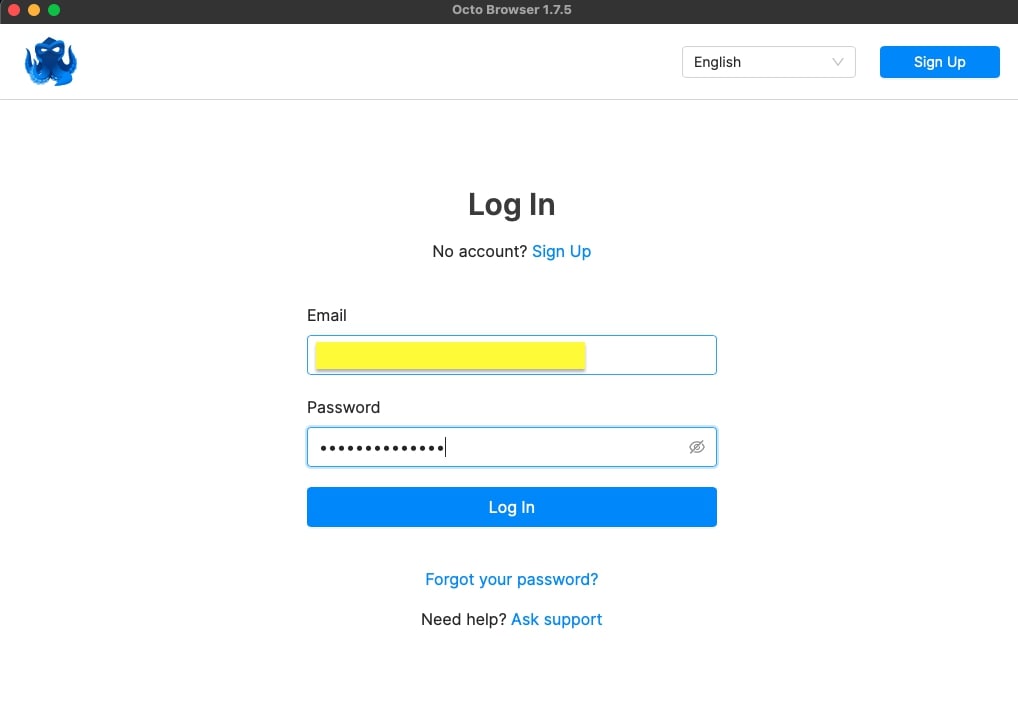 octo browser login