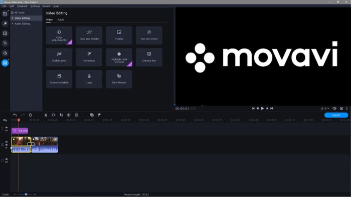 Movavi Editor de Videos