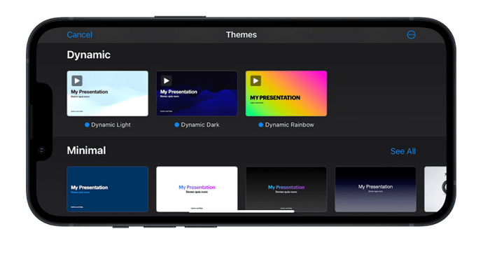 keynote crear presentaciones celular